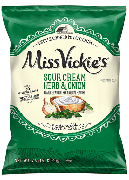 Bag of Sour Cream Herb & Onion Flavored
